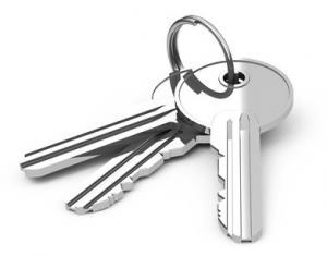 Schlüsselbund mit Schlüssel